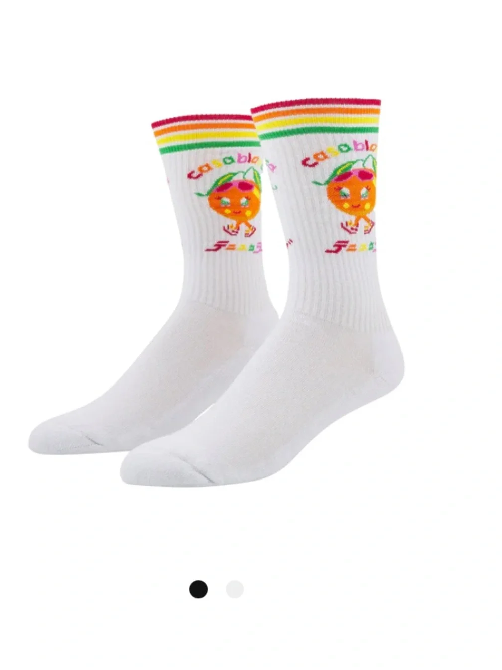 CASABLANCA “orange mascot” SOCKS  adult small